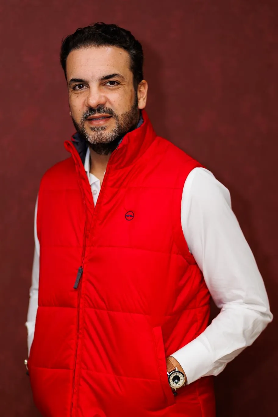 Chaleco Acolchado Bigot Rojo | Kiko Bigot