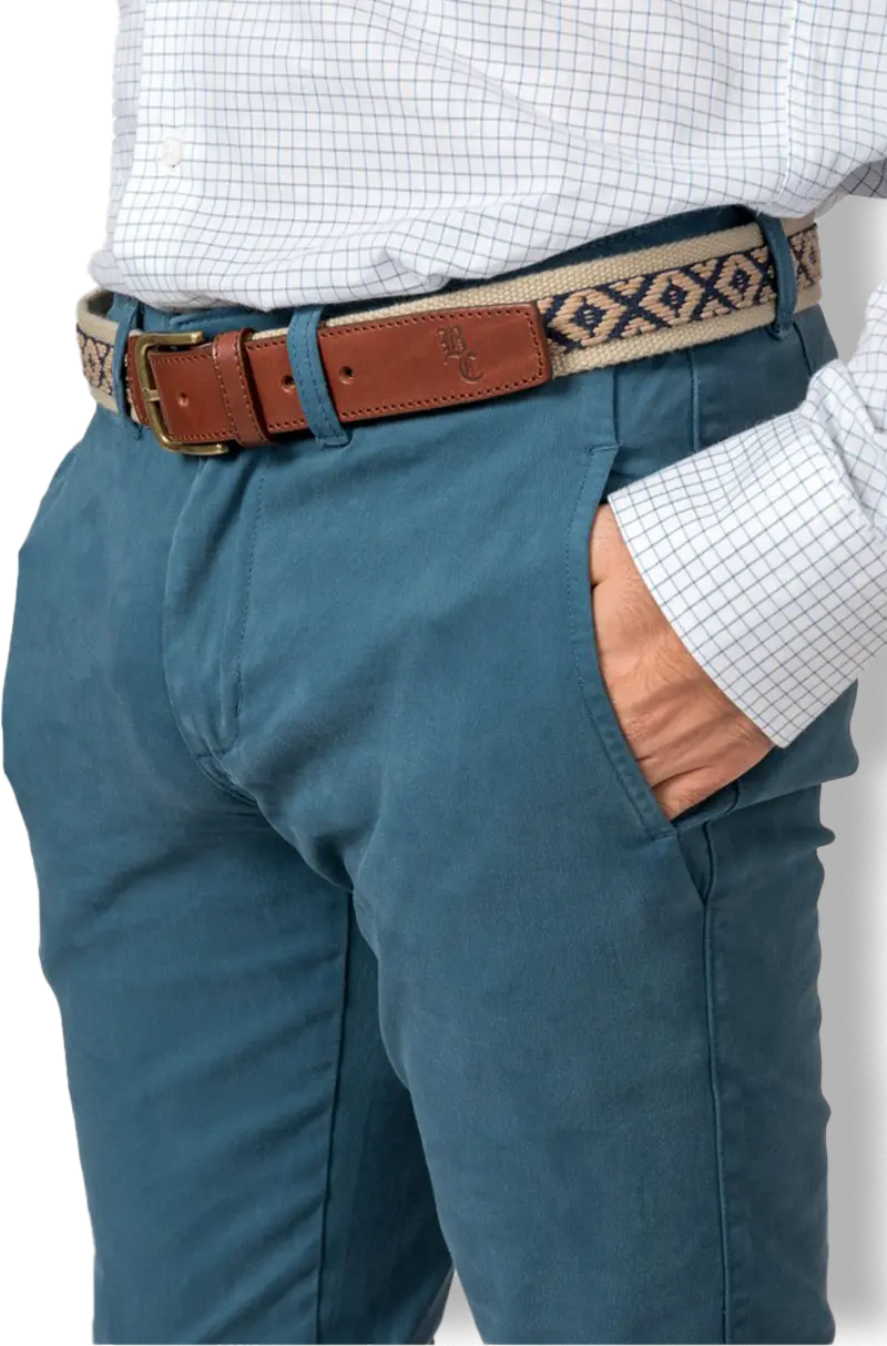 Pantalón Chino Classic Azul Ducati | Kiko Bigot