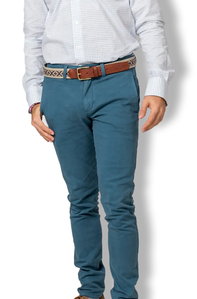 Pantalón Chino Classic Azul Ducati | Kiko Bigot