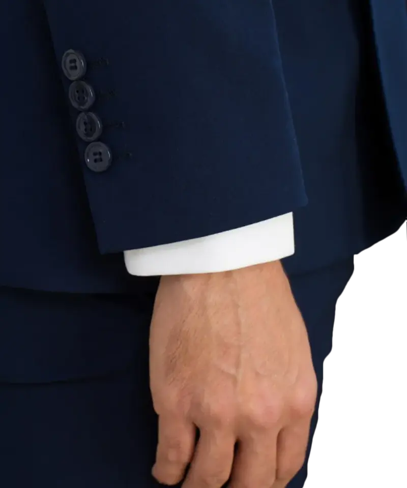 Traje Cruzado Sierpe Azul Noche Kiko Bigot