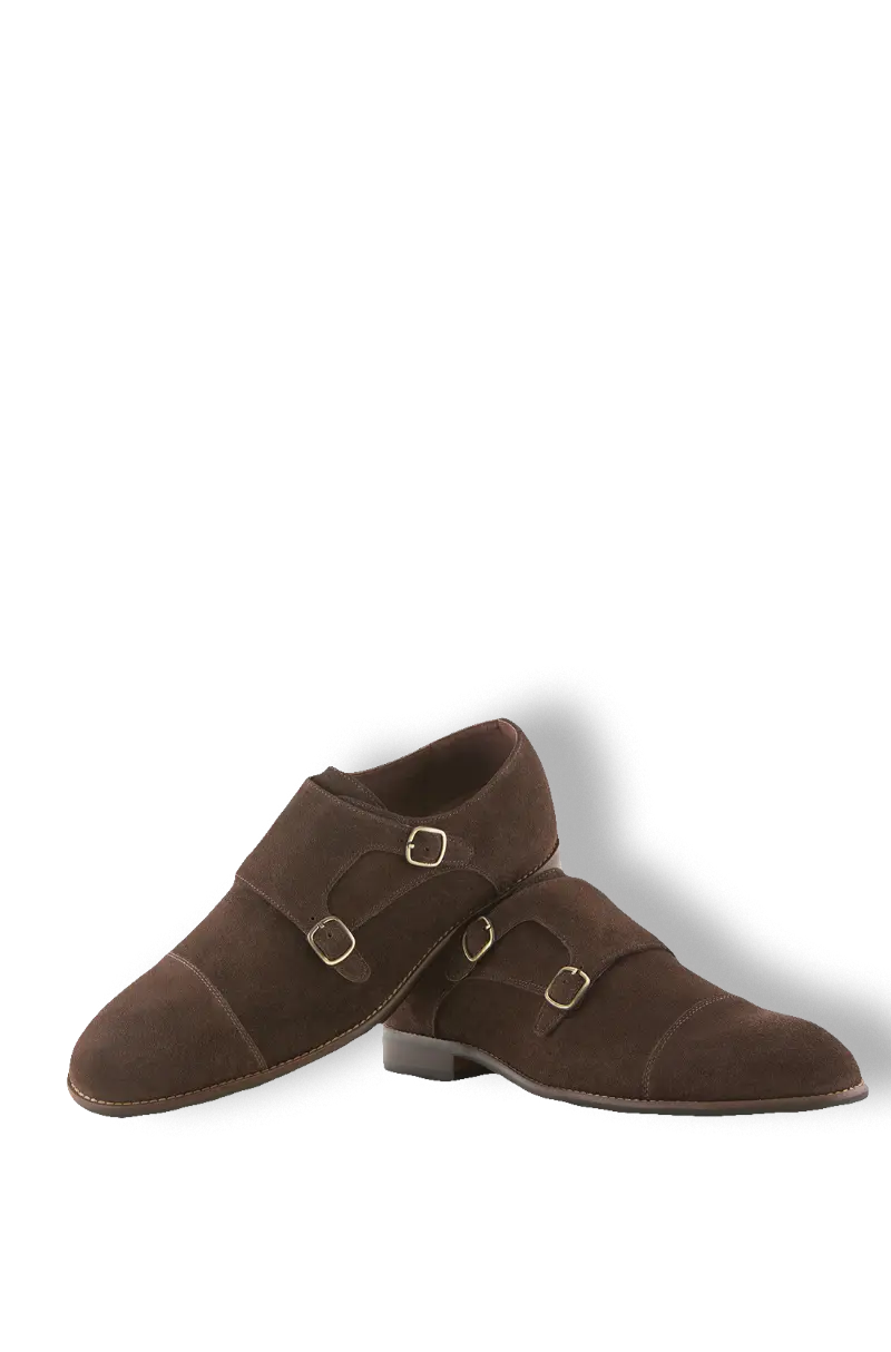 Zapatos Hebilla Ante Marrón | Kiko Bigot
