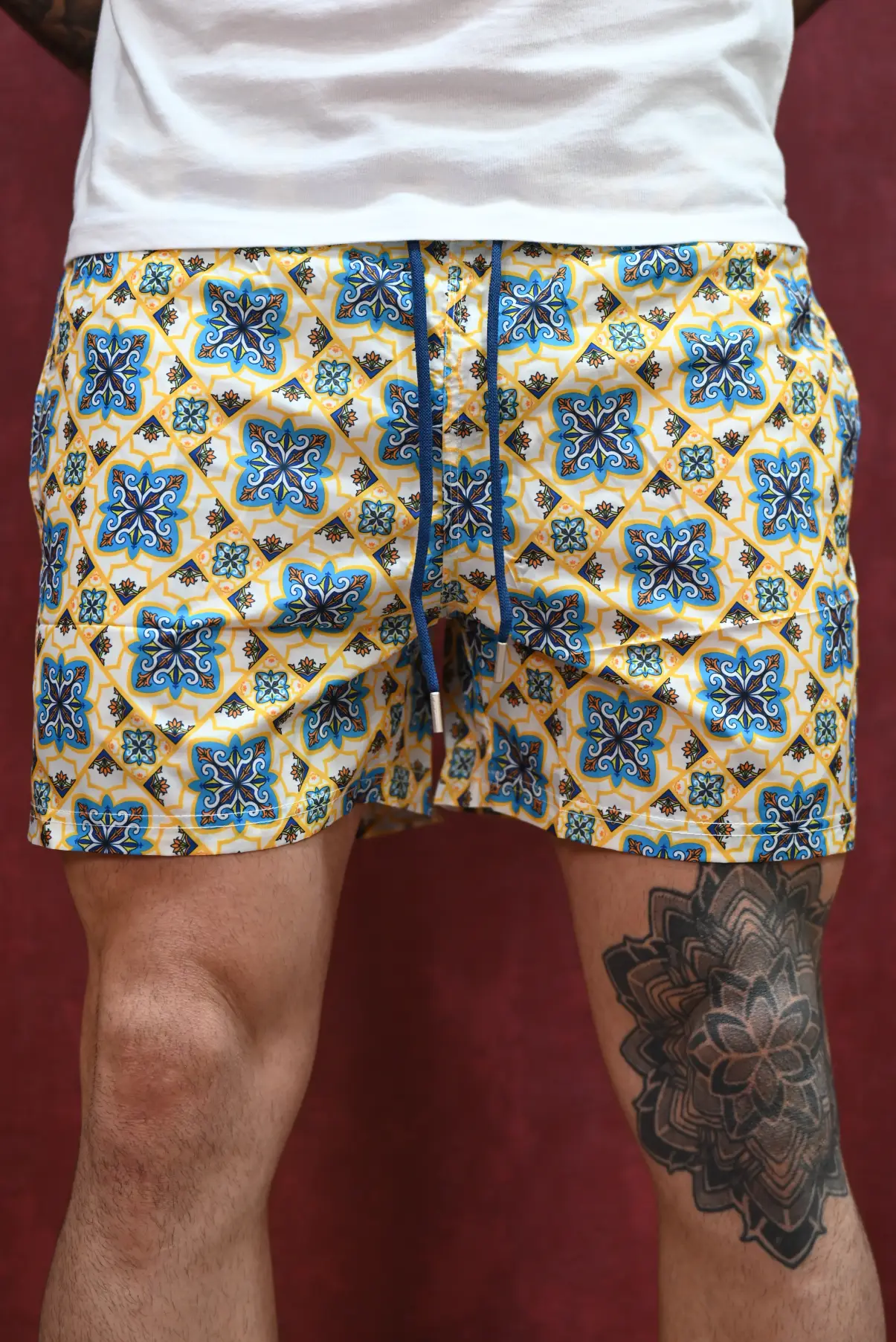 Bañador Mosaico Amarillo | Kiko Bigot
