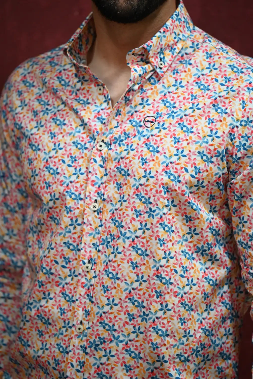 Camisa Flores Multicolor Kiko Bigot