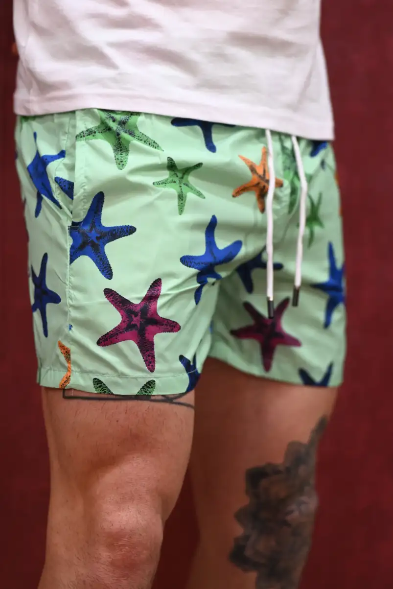 Bañador Estrellas Verde | Kiko Bigot