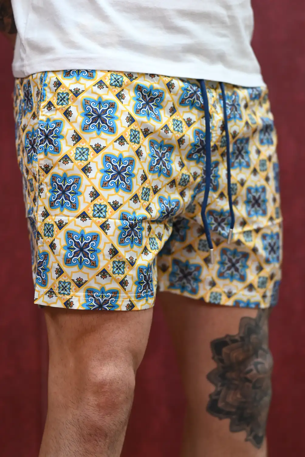 Bañador Mosaico Amarillo | Kiko Bigot