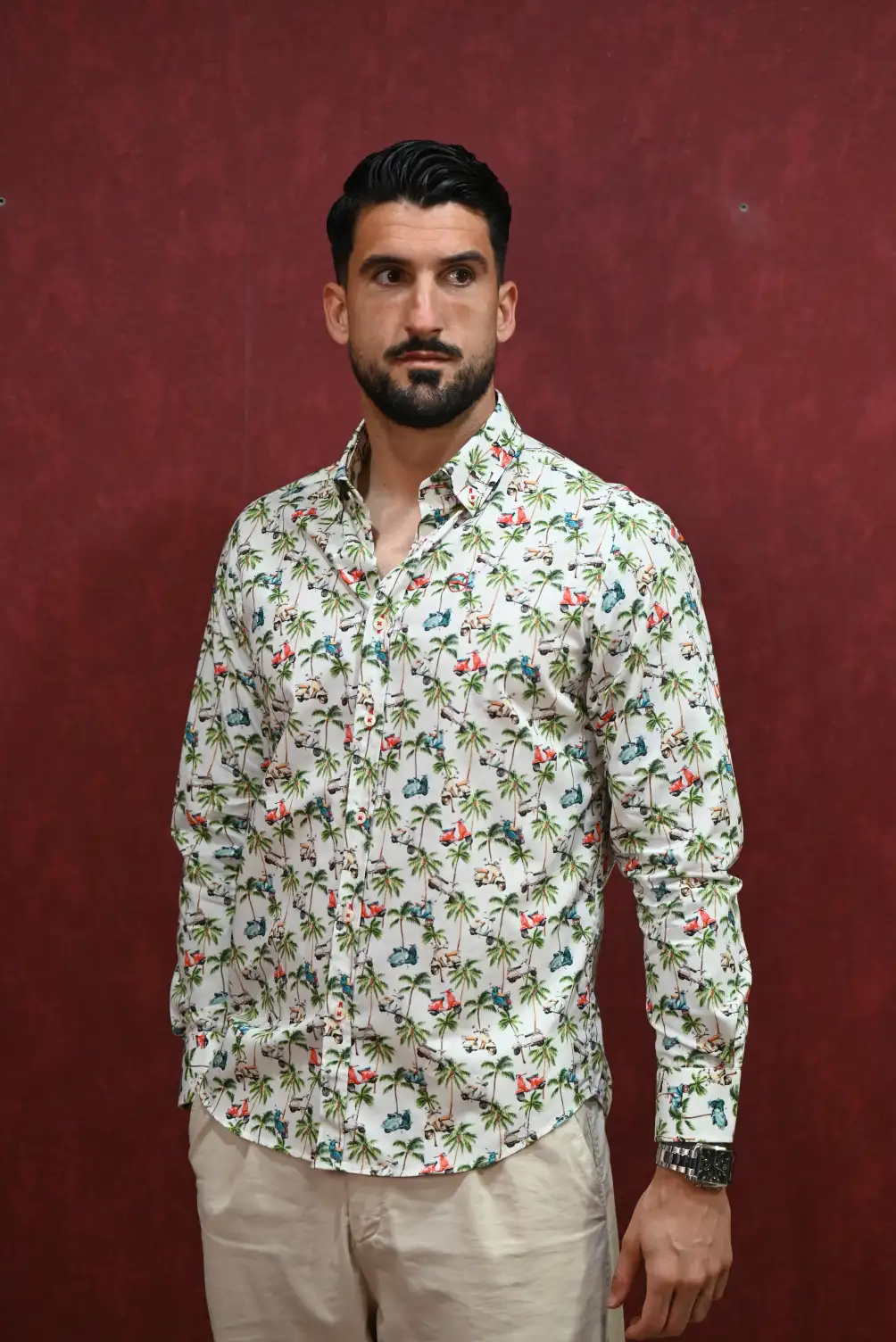 Camisa Palmeras y Motos | Kiko Bigot