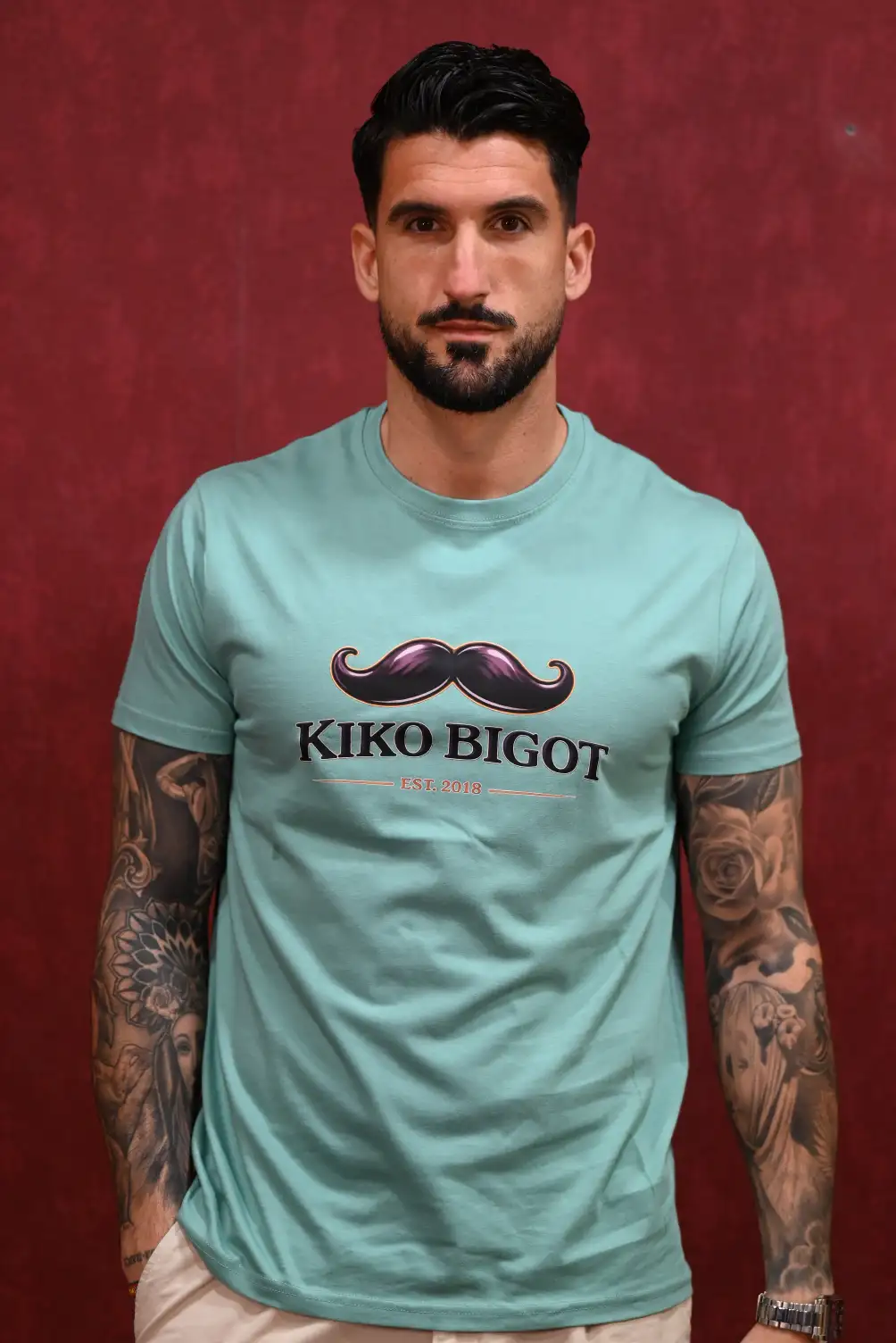 Camiseta Est 2018 Verde Agua | Kiko Bigot