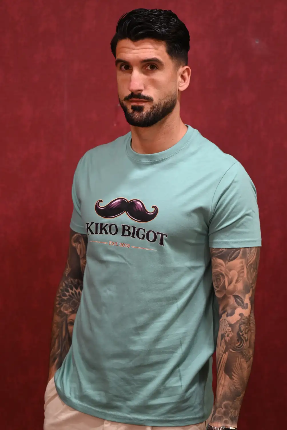 Camiseta Est 2018 Verde Agua | Kiko Bigot
