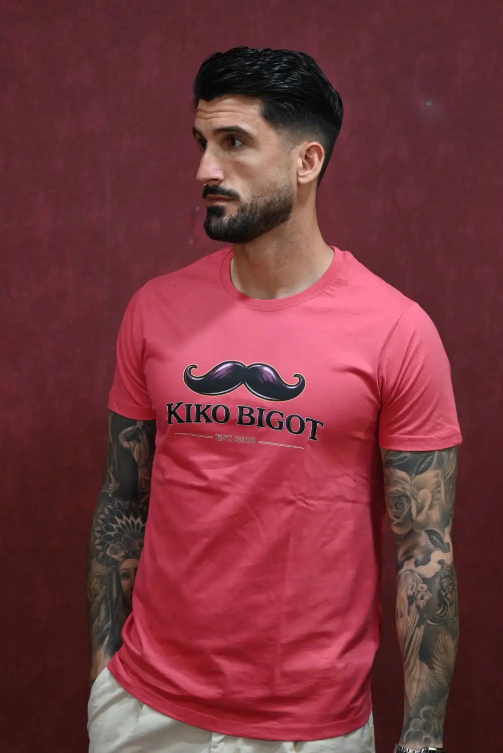 Camiseta Est 2018 Coral | Kiko Bigot