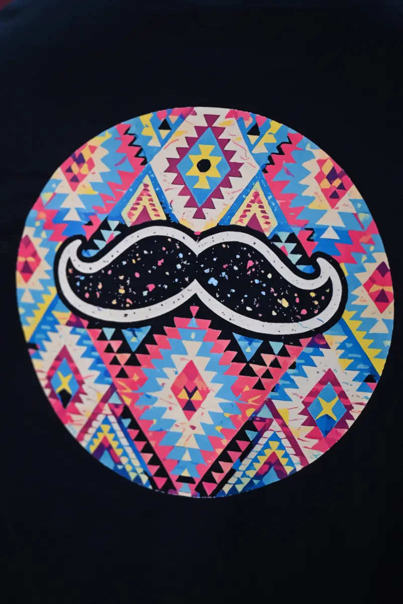 Camiseta Étnica Marino | Kiko Bigot
