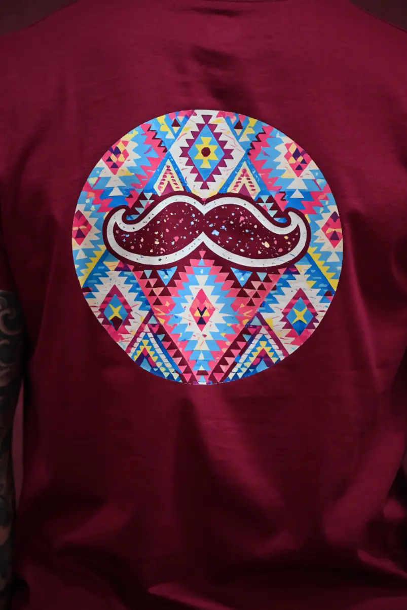 Camiseta Étnica Burdeos | Kiko Bigot