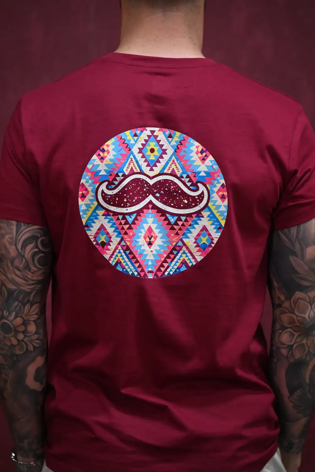 Camiseta Étnica Burdeos | Kiko Bigot