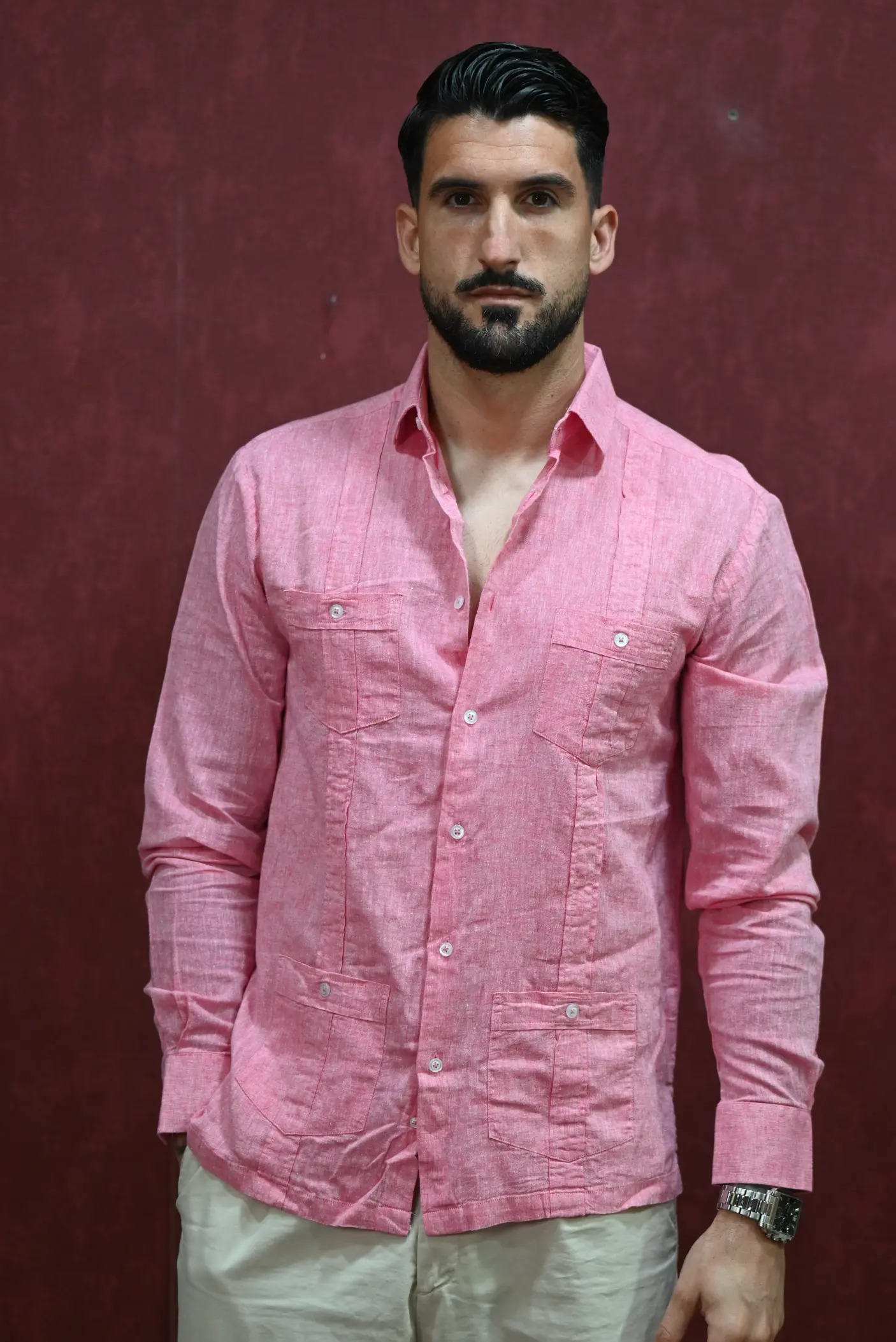 Guayabera Coral | Kiko Bigot