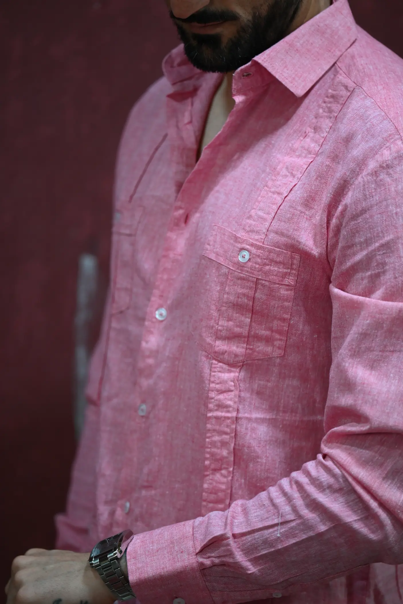 Guayabera Coral | Kiko Bigot